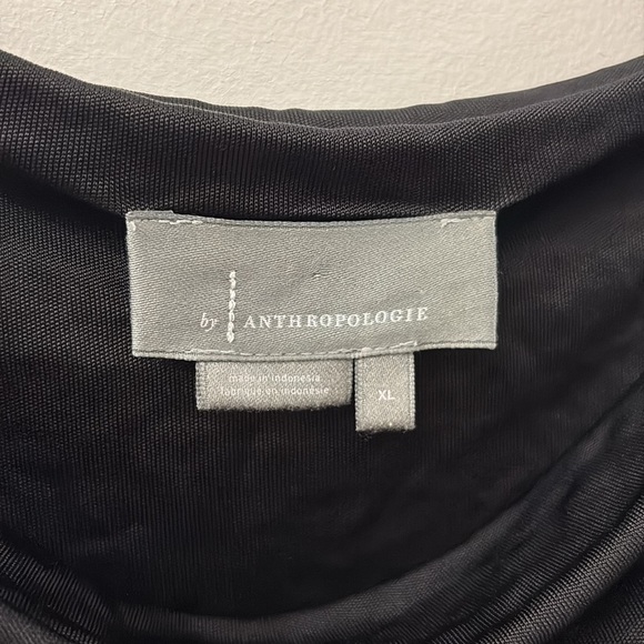 Anthropologie Black spaghetti strap tank - XL - cowl neck - Picture 2 of 5